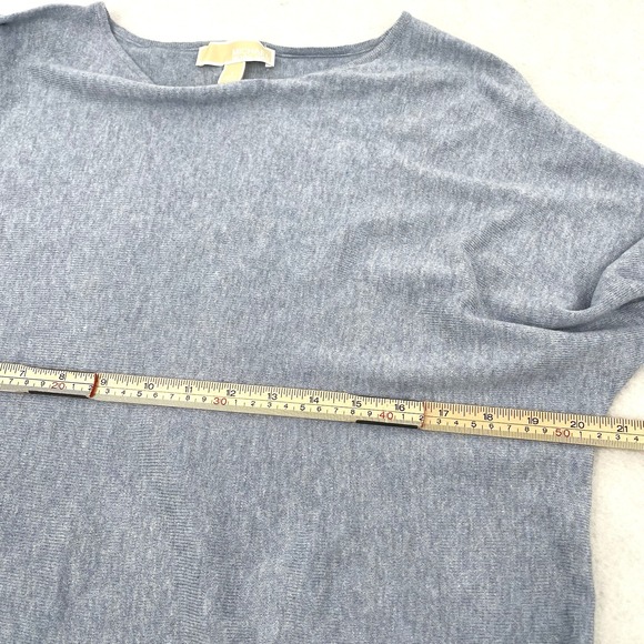 Michael Kors Long Sleeve Blue Sweater Tunic Size L - Picture 5 of 8